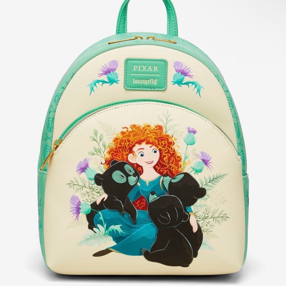 New Loungefly Disney Pixar Brave Merida & Cubs Mini Backpack. - Picture 1 of 4